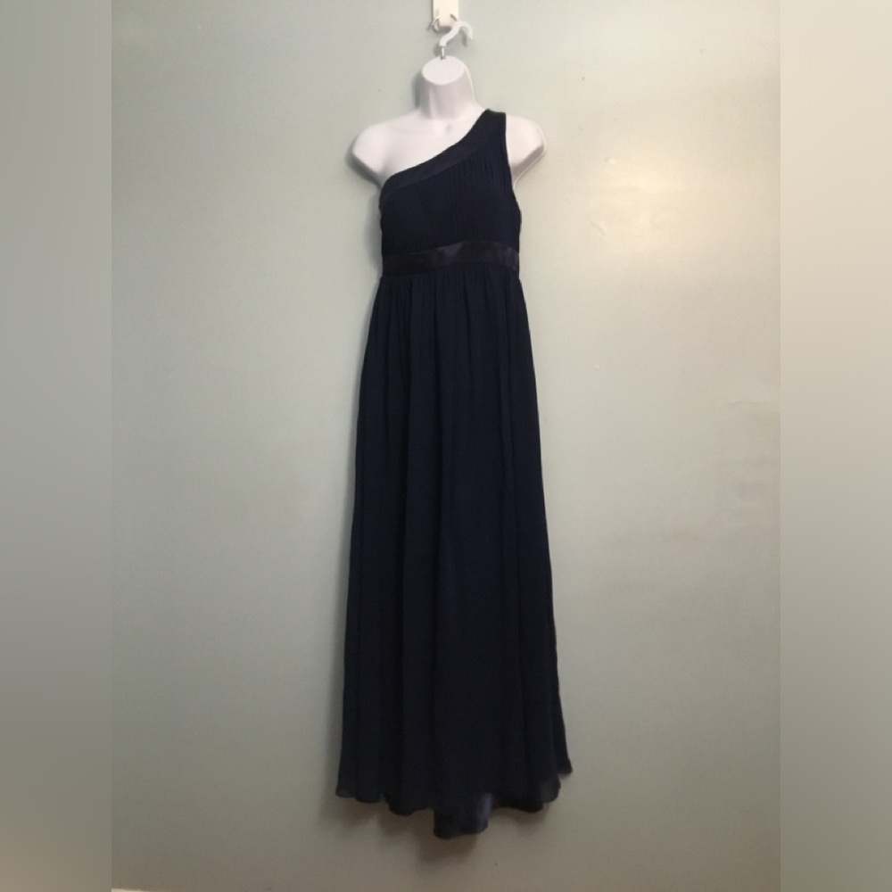Bari Jay One-Shoulder Navy Dress - Picture 14 of 14